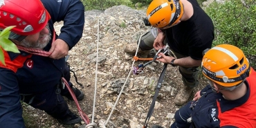 AFAD EKİPLERİNİN DAĞ EĞİTİMİ NEFES KESTİ