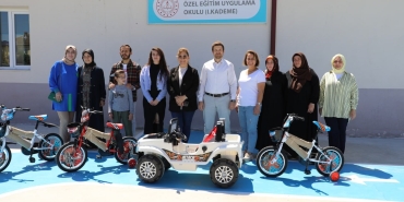 ÖZEL ÖĞRENCİLER TRAFİK PARKLA SOSYAL HAYATA ADAPTE OLUYOR