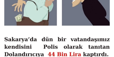 UYARILARA RAĞMEN BİR GÜNDE YARIM MİLYONUN ÜZERİNDE DOLANDIRILDILAR SAKARYA'DA AYNI GÜN İÇERİSİNDE 4 KİŞİ KENDİSİNİ AVUKAT VE POLİS OLARAK TANITAN DOLANDIRICILARIN TUZAĞINA DÜŞTÜ