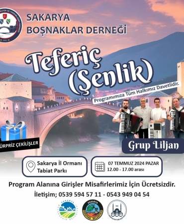 SAKARYALI BOŞNAKLAR BU ŞENLİKTE BULUŞACAK