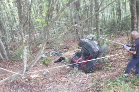 YAYLA YOLUNDA KONTROLDEN ÇIKAN ARAZİ ARACI DEVRİLDİ: 1 ÖLÜ