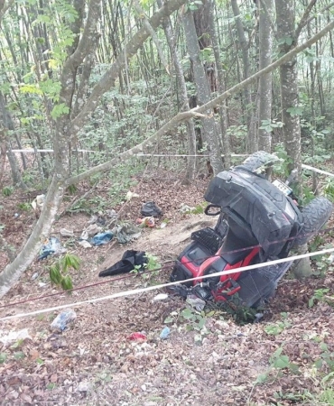 YAYLA YOLUNDA KONTROLDEN ÇIKAN ARAZİ ARACI DEVRİLDİ: 1 ÖLÜ