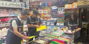 OKULLARIN AÇILMASINA KISA BİR SÜRE KALA KIRTASİYE DENETİMİ