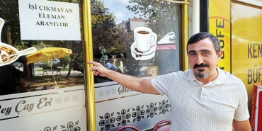 ELEMAN DERDİNDEN BIKAN ESNAF, ÇAREYİ BU İLANI YAZMAKLA BULDU
