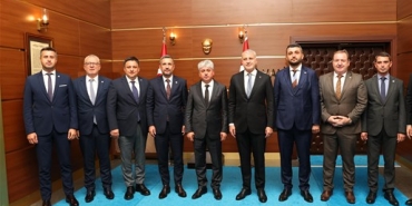 SATSO Heyeti'nden Vali Doğan'a Hayırlı Olsun Ziyareti