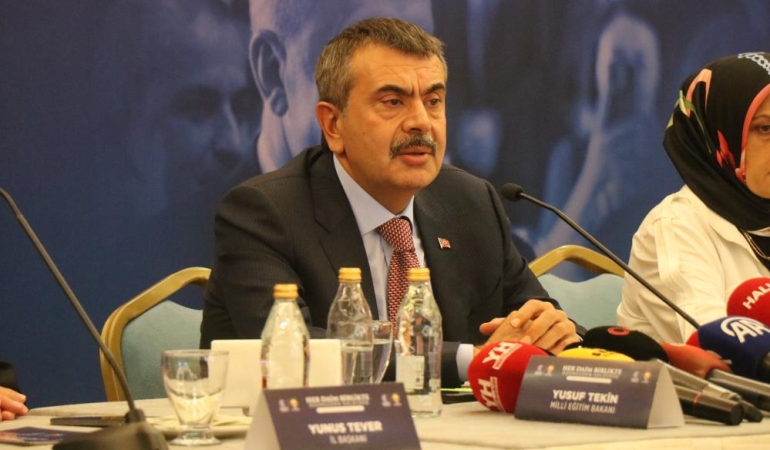 Milli Eğitim Bakanı Tekin: “Niye rahatsız oluyorsunuz?”