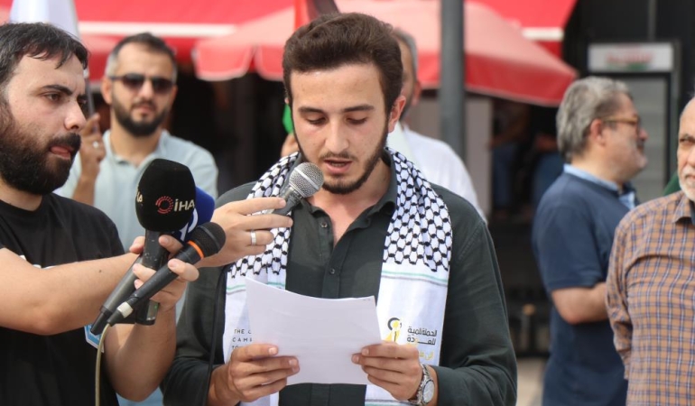 Sakarya tek yürek oldu, İsrail’in zulmüne karşı yürüdü