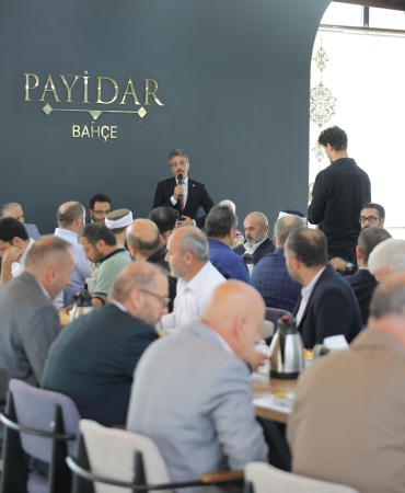 BAŞKAN ŞENOL DİNÇ DİN GÖREVLİLERİ İLE BİR ARAYA GELDİ (3)