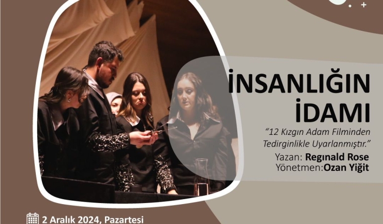 İnsanlığın İdamı Serdivan’da Sahnelenecek