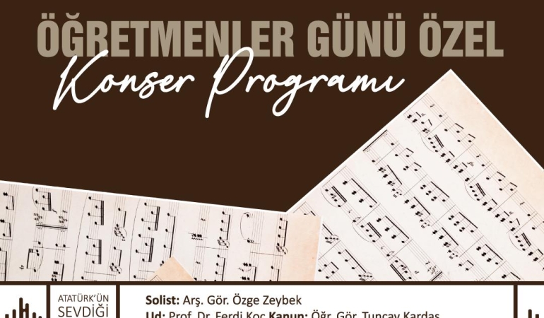 Serdivan Belediyesi’nden Öğretmenlere Konser Jesti