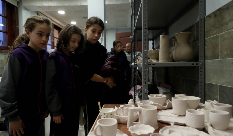 Geleneksel sanatların kapısı gençlere açıldı Sanatla dolu bir gün