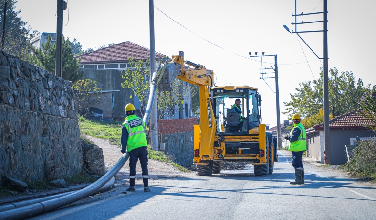 6 bin metrelik yeni hat Epçeler’e kesintisiz içme suyu sağlayacak