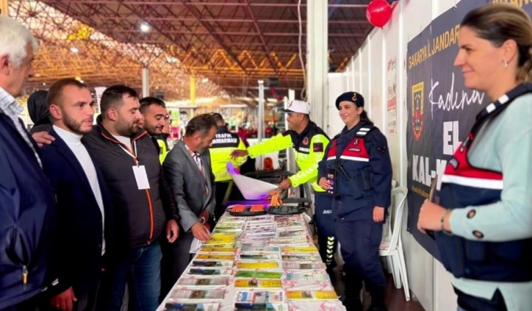 Bu fuarda firmaların yanı sıra jandarma da yer aldı