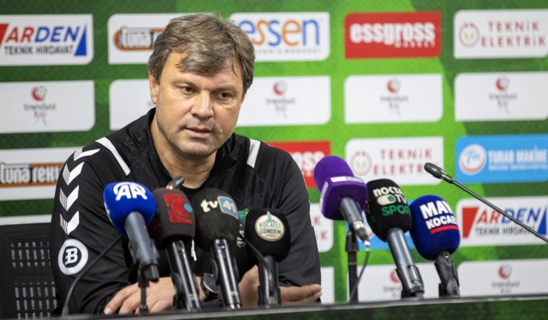 SAKARYASPOR - KOCAELİSPOR MAÇININ ARDINDAN