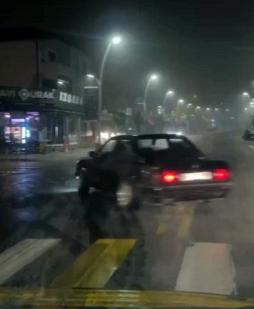 HAVA OLSUN DİYE ATTIĞI DRİFT, 45 BİN LİRALIK YAPTI