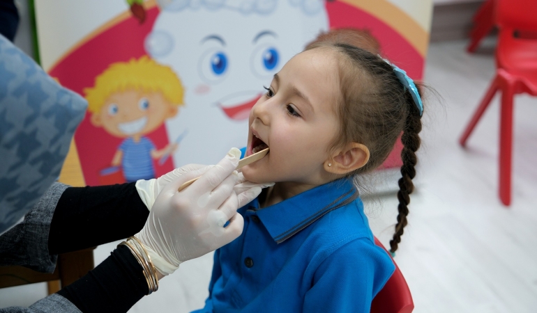 Büyükşehir miniklere ağız ve diş sağlığının önemini anlattı