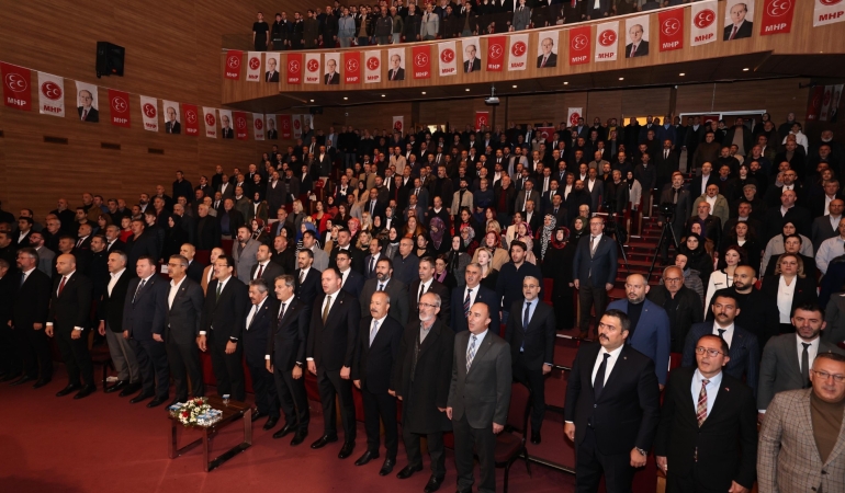 MHP İL BAŞKANI ALKAŞ:MHP 55 YILLIK ŞANLI TARİHİNDE HİÇBİR ZAMAN OY VE SEÇİM KAYGISI İLE SİYASET YAPMADI