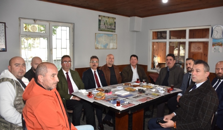 BAŞKAN ŞENOL DİNÇ KÜPÇÜLER MİNİBÜS DURAĞINI ZİYARET ETTİ