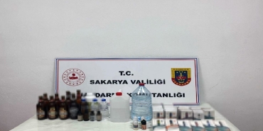 YILBAŞI ÖNCESİ OPERASYONLARIN ARTTIĞI SAKARYA'DA SAHTE ALKOL ELE GEÇİRİLDİ