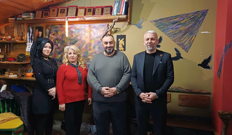 Karaman Mahallesi Muhtarlıgı’ndan Levent Candan’a Nezaket ziyareti