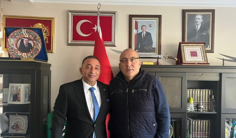 Mehmet Demir’den Federasyon Başkanı Ali Karaca’ya ziyaret