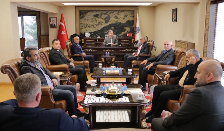 ASKF yönetiminden, İl Emniyet müdürüne önemli ziyaret.