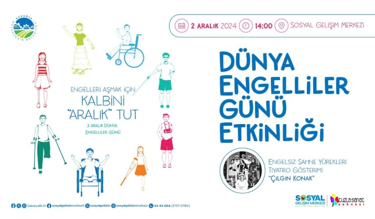 SGM’de engelsiz yürekler anlamlı programda buluşacak