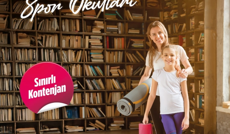 Kadın ve çocuklar için düzenlenen spor okullarında kayıtlar başladı
