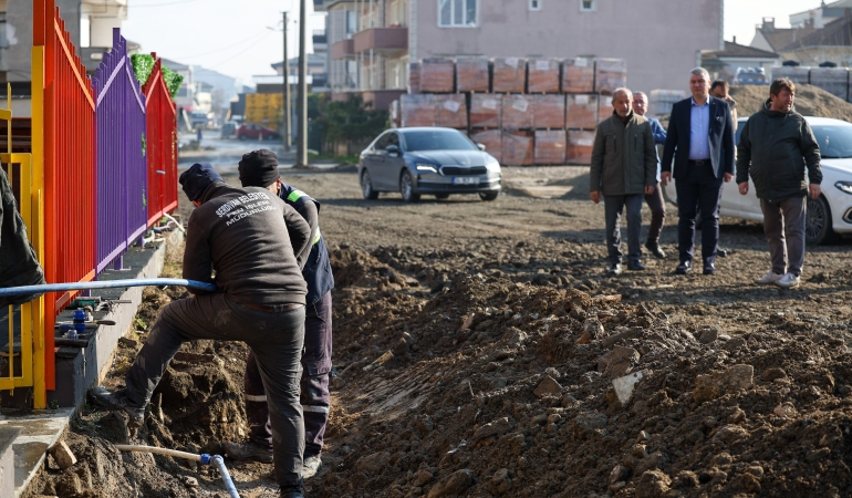 Başkan Çelik Çalışmaları Yerinde İnceledi