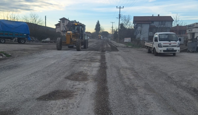 Kazımpaşa Yolunda Asfalt Öncesi Hazırlık