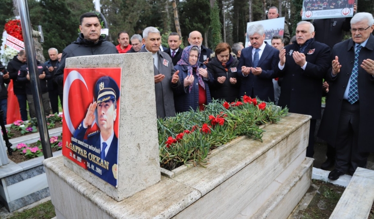 ALİ GAFFAR OKKAN MEZARI BAŞINDA ANILDI