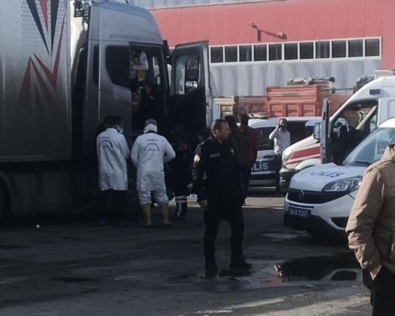 Tır kabininde bir kişi ölü bulundu