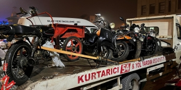 KARASU'DA 20 MOTOSİKLET TRAFİKTEN MEN EDİLDİ
