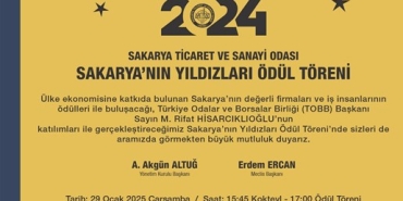 SATSO BASIN DUYURUSU - SATSO SAKARYA'NIN YILDIZLARI ÖDÜL TÖRENİ 29 OCAK'TA