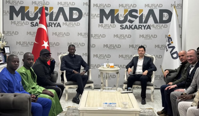 Senegal Heyeti MÜSİAD Sakarya Şubesi’nde ağırlandı