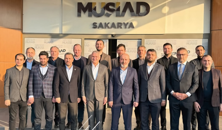 SATSO’dan MÜSİAD Sakarya Şubesi’ne hayırlı olsun ziyareti