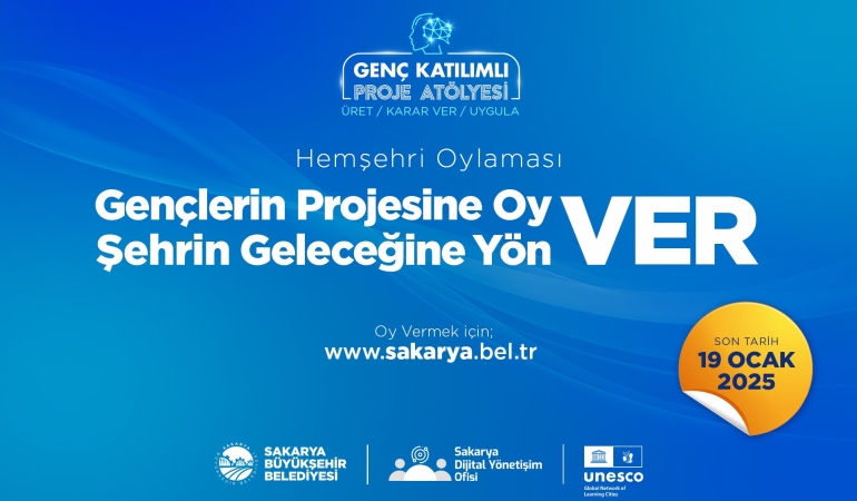 Gençlerin Sakarya’nın yarınlarına ışık olacak fikirleri halk oylamasında