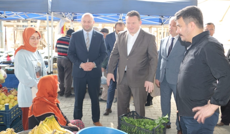 MİLLETVEKİLİ BÜLBÜL VE İL BAŞKANI ALKAŞ SAHALARDA