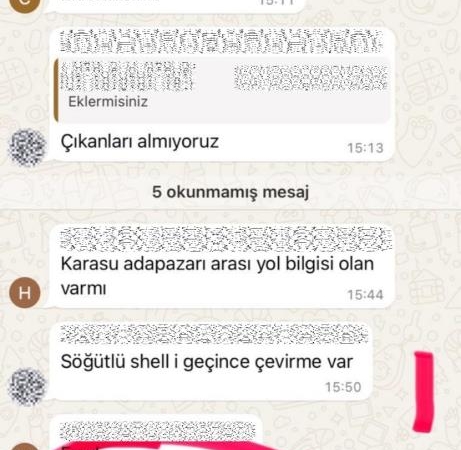 Kurdukları WhatsApp grubunda jandarma ve polis uygulama noktalarını paylaşıyorlardı