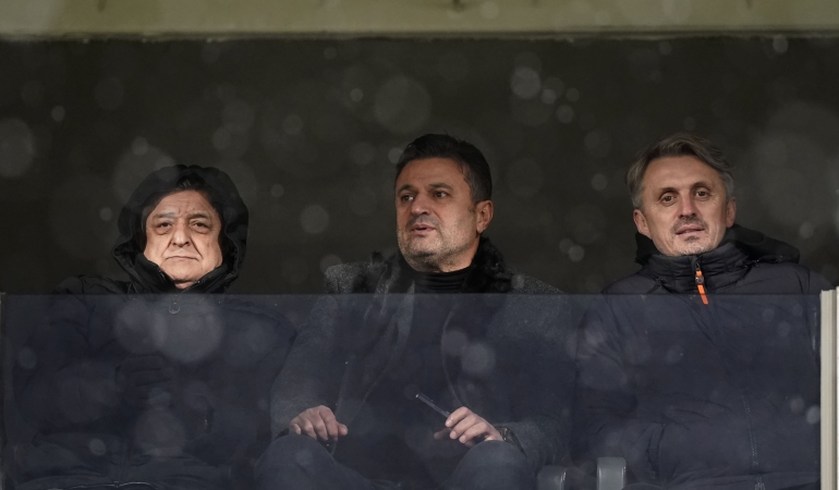 YILMAZ VURAL, BÜLENT UYGUN VE ORHAN AK, ÜMRANİYESPOR-SAKARYASPOR MAÇINI TAKİP ETTİ