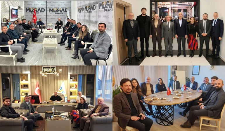 Kızılay Serdivan İlçe Başkanı Ercan Garlı ve Yönetimi protokol ziyaretlerinde bulundu