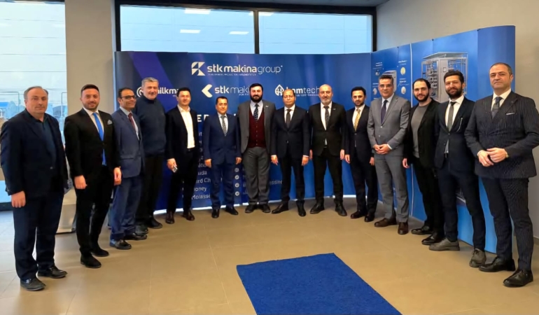 Mısır Büyükelçisi Amr Al-Hamamy, STK Makina ve Milkman Makina’yı ziyaret etti