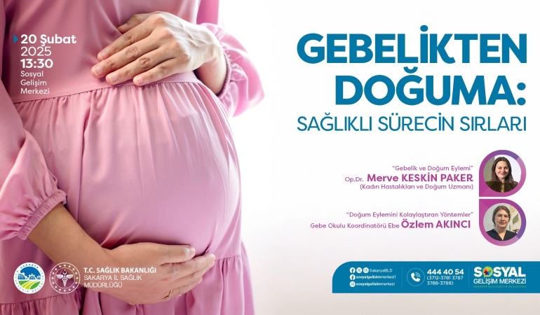 Anne adayları için kaçırılmayacak buluşma: Gebelikten doğuma sağlıklı sürecin sırları…