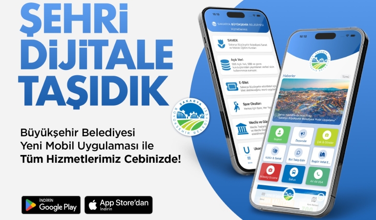 Büyükşehir’in mobil ekranı şimdi yeni yüzüyle