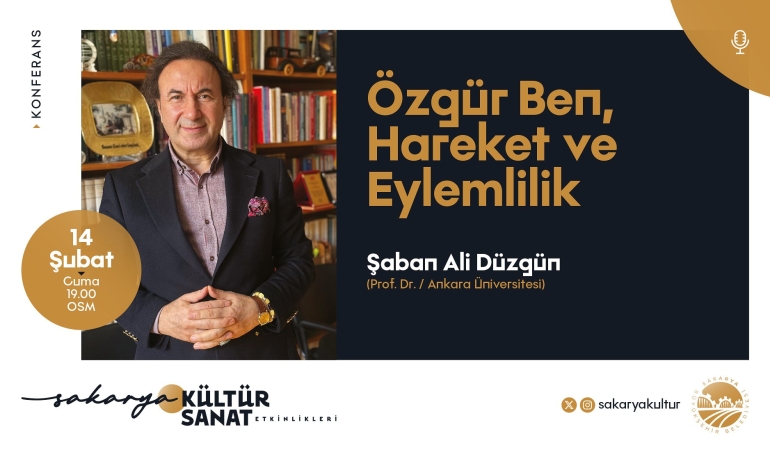 Prof. Dr. Şaban Ali Düzgün OSM’de ‘benliğin sınırlarını’ anlatacak