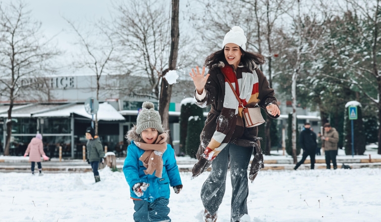Kartpostal tadında bir gün: Beyaz rüya Sakarya’ya çok yakıştı