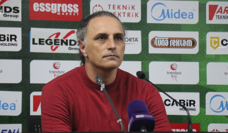 Bandırmaspor Teknik Direktörü Mustafa Gürsel’in Maç Sonu Açıklamaları