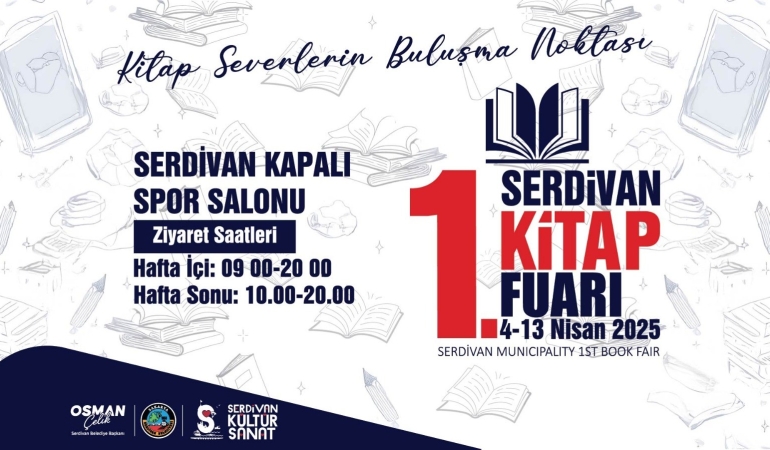 Serdivan Kitap Fuarı İçin Geri Sayım Başladı