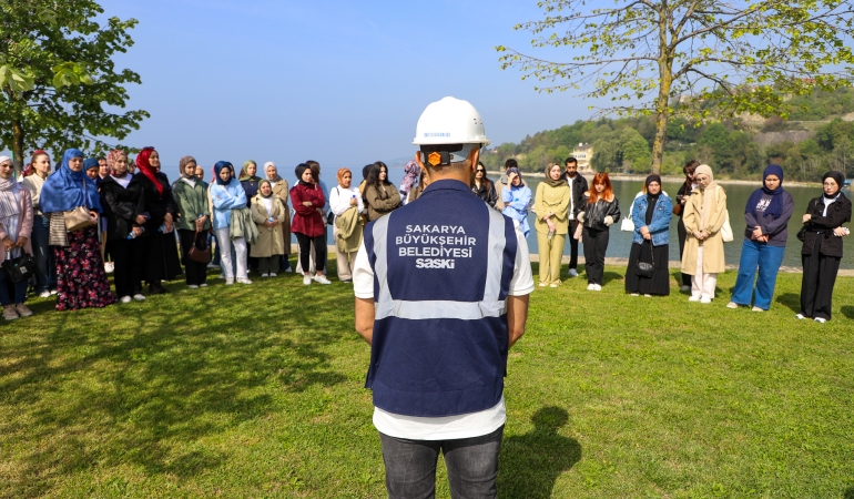 Öğretmen adayları suyun yolculuğuna SASKİ arıtma tesislerinde tanıklık etti