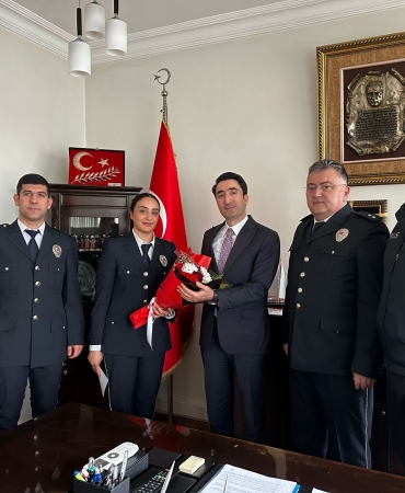 KAYMAKAM ÇOMAKLI'YA POLİS HAFTASI ZİYARETİ